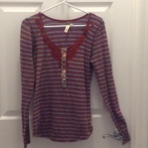Free people long sleeved tee
